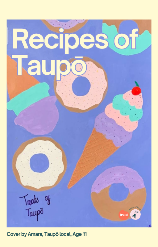 Backorder: Treats of Taupo Recipe Book 2025